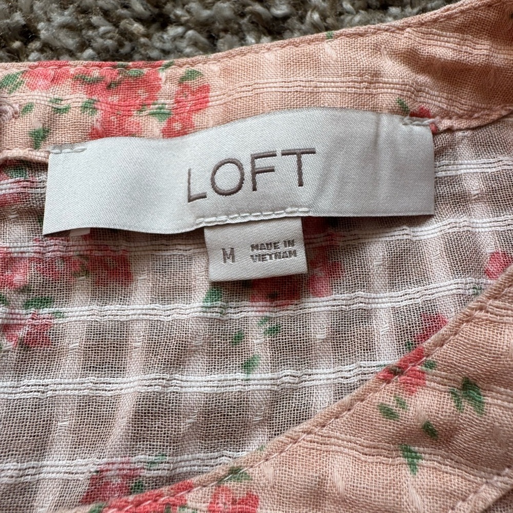 LOFT Meadow Tiered Ruffle Mini Dress - Picture 6 of 14
